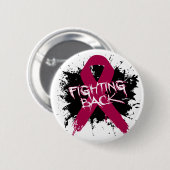 Badge Rond 5 Cm Anémie de la faucille - Lutter contre (Devant & derrière)