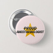 Badge Rond 5 Cm Anesthésiste fier (Devant & derrière)