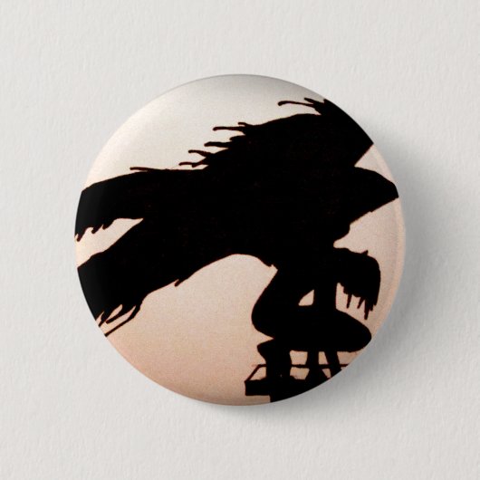Badge Rond 5 Cm Ange (Devant)