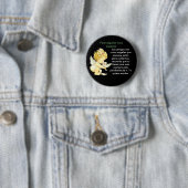 Badge Rond 5 Cm Ange de amistad (En situation)