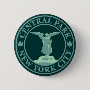Badge Rond 5 Cm Ange de Central Park