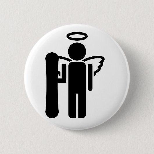 Badge Rond 5 Cm ange de conseil. (Devant)