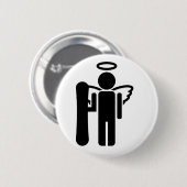Badge Rond 5 Cm ange de conseil. (Devant & derrière)