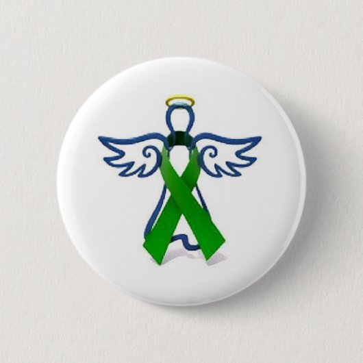 Badge Rond 5 Cm Ange de donateur de rein (Devant)