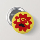 Badge Rond 5 Cm Ange de filou (Devant & derrière)