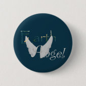 Badge Rond 5 Cm Ange de la Terre (Devant)