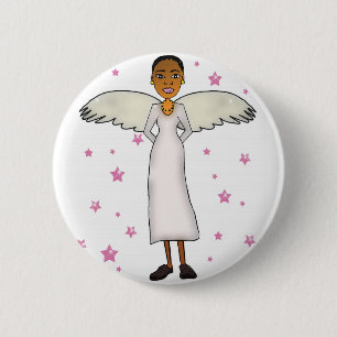 Badge Rond 5 Cm ange gardien
