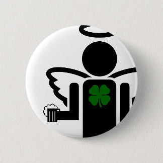 Badge Rond 5 Cm ange irlandais.