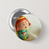 Badge Rond 5 Cm Ange vert II (Devant & derrière)