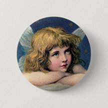 Ange vintage de Noël et étoiles d'or