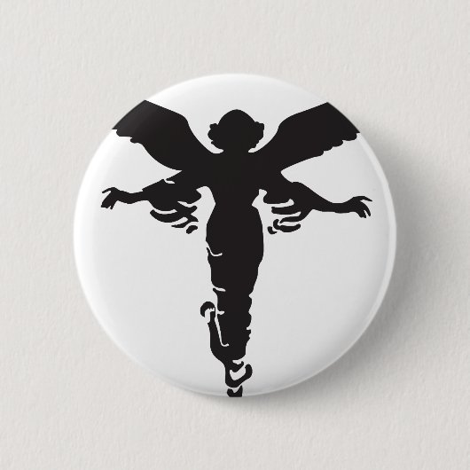 Badge Rond 5 Cm Angel (Devant)