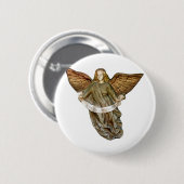 Badge Rond 5 Cm Angel or (Devant & derrière)