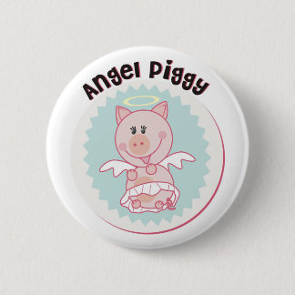 Badge Rond 5 Cm Angel_Piggy