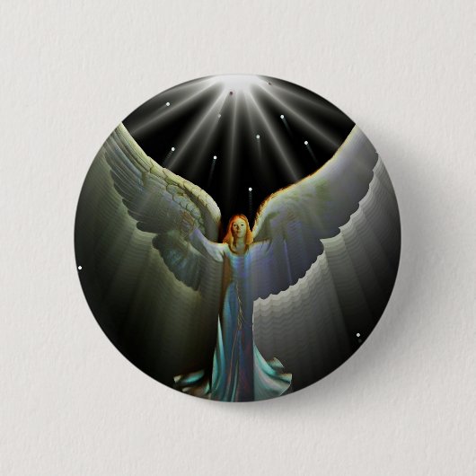 Badge Rond 5 Cm Angel Power (Devant)