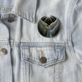 Badge Rond 5 Cm Angel Power (En situation)