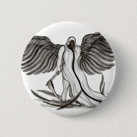 Badge Rond 5 Cm Angel Uriel (Devant)