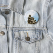 Badge Rond 5 Cm Anges (En situation)