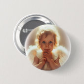 Badge Rond 5 Cm Anges bébés (Devant & derrière)