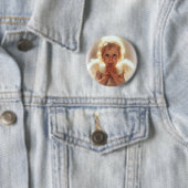 Badge Rond 5 Cm Anges bébés (En situation)