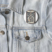 Badge Rond 5 Cm Anges gardiens avec l'enfant Jésus (En situation)