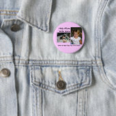 Badge Rond 5 Cm Anges pour Allysa (En situation)
