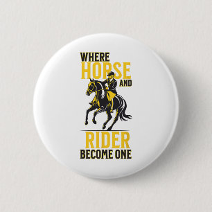 Badge Rond 5 Cm Anglais équitation Equestre Funny Dire Cheval Spor
