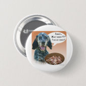 Badge Rond 5 Cm Anglais Setter Turquie (Devant & derrière)
