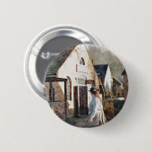 BADGE ROND 5 CM ANGLETERRE VICTORIENNE (Devant & derrière)