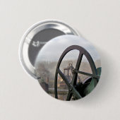 BADGE ROND 5 CM ANGLETERRE VICTORIENNE (Devant & derrière)