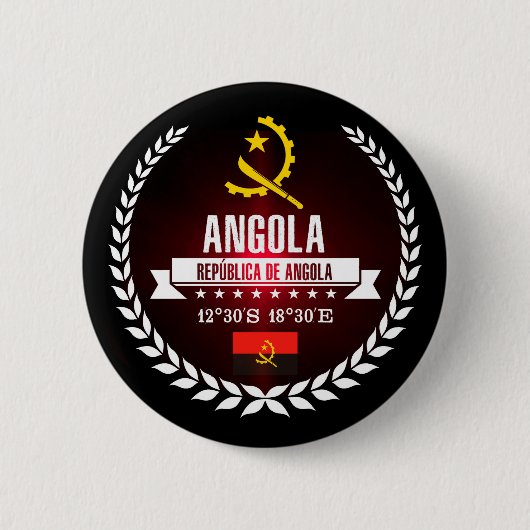 Badge Rond 5 Cm Angola (Devant)