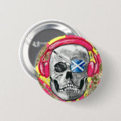 Badge Rond 5 Cm Angry Scotland Podcast (Devant & derrière)