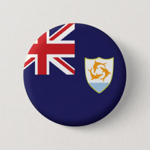 BADGE ROND 5 CM ANGUILLA BANDE RETOUR