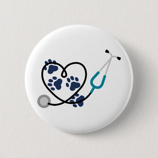 Badge Rond 5 Cm Animal Doctor (Devant)