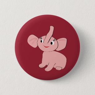 Badge Rond 5 Cm Animal drôle