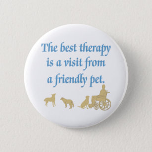 Badge Rond 5 Cm Animal familier amical