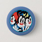 Badge Rond 5 Cm Animaniacs | Warner Siblings Circle Graphic (Devant)