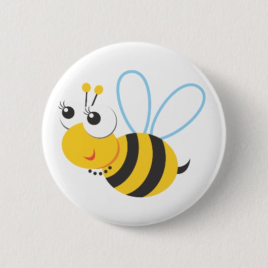 Badge Rond 5 Cm Animaux - abeille (Devant)