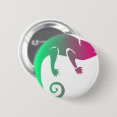 Badge Rond 5 Cm Animaux de forêt tropicale (Devant & derrière)