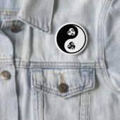 Badge Rond 5 Cm Anime de Yin Yang (En situation)