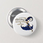 Badge Rond 5 Cm Anime VS Reality Pins & Buttons #2 (Devant & derrière)
