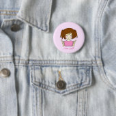 Badge Rond 5 Cm Anime yay ! ! bouton (En situation)
