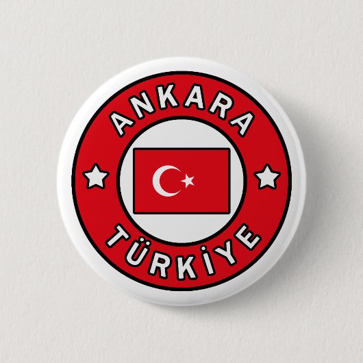 Badge Rond 5 Cm Ankara Türkiye (Devant)
