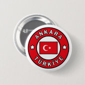 Badge Rond 5 Cm Ankara Türkiye (Devant & derrière)
