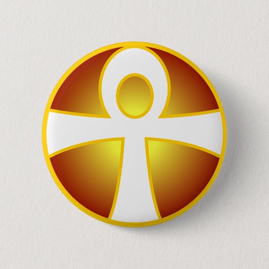 Badge Rond 5 Cm Ankh (Devant)