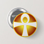 Badge Rond 5 Cm Ankh (Devant & derrière)
