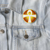 Badge Rond 5 Cm Ankh (En situation)