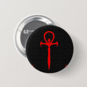 Badge Rond 5 Cm ankh (Devant & derrière)