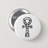 Badge Rond 5 Cm Ankh 1 (Devant & derrière)