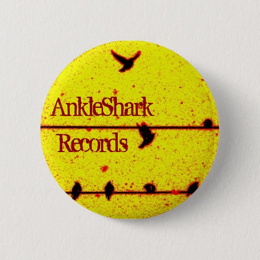 Badge Rond 5 Cm AnkleShark superfly (Devant)