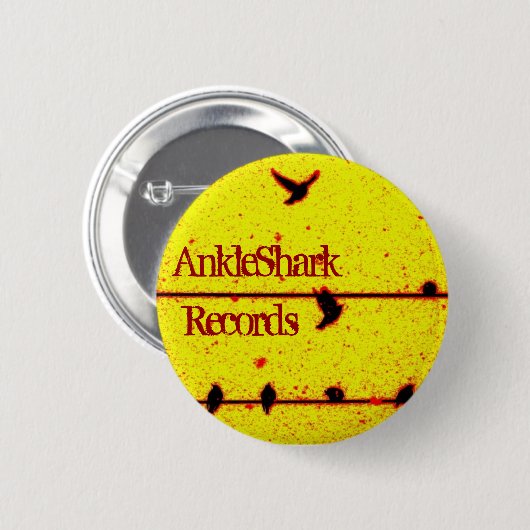 Badge Rond 5 Cm AnkleShark superfly (Devant & derrière)